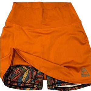 Wild woods orange skort size medium